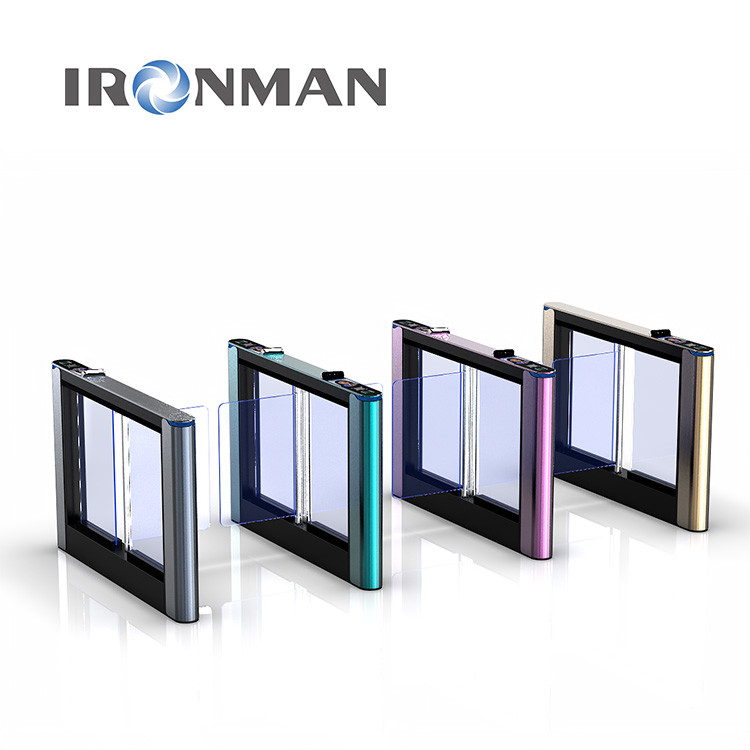 IRONMAN XS.05 Reconocimiento facial incorporado Puertas giratorias para peatones Materia de aleación de aluminio