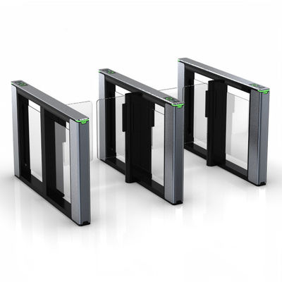 Detector de reconocimiento facial de alta velocidad de temperatura de cilindro de velocidad de la puerta LED giradiscos para edificios de oficinas
