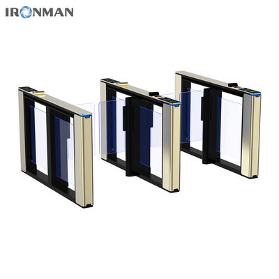 Control de acceso a la barrera de ventanas de entretenimiento en interiores con sistema de apoyo de huellas dactilares y material de brazo de deflector