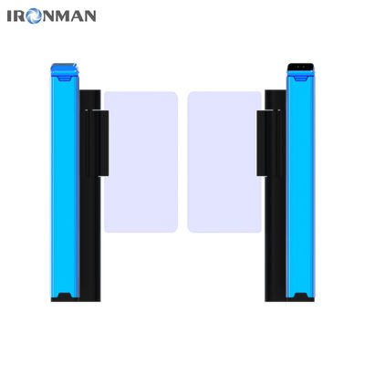 Puerta giratoria de acrílico/vidrio templado con reconocimiento facial La solución definitiva de control de acceso