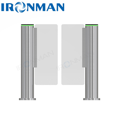 Control de acceso servo del torniquete de la puerta de velocidad del tipo de columna para las empresas