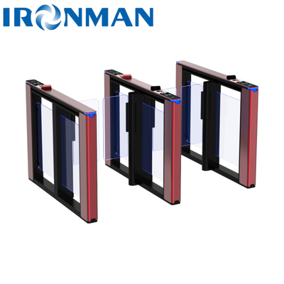 Barrera de oscilación de seguridad automática Sistema de control de acceso de lector de RFID Tornuela de puerta de velocidad