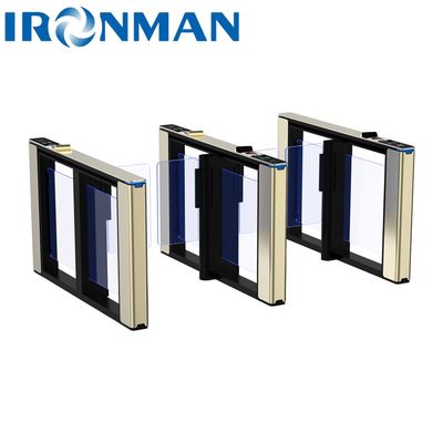 Control de acceso a la barrera de ventanas de entretenimiento en interiores con sistema de apoyo de huellas dactilares y material de brazo de deflector
