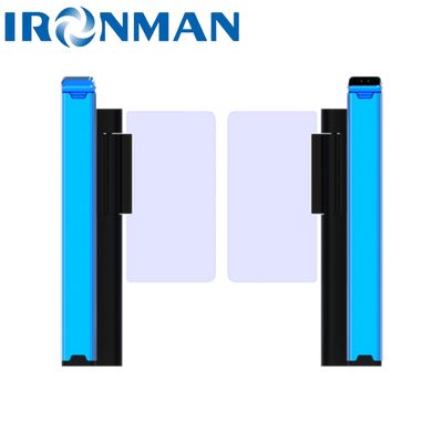 Puerta giratoria de acrílico/vidrio templado con reconocimiento facial La solución definitiva de control de acceso