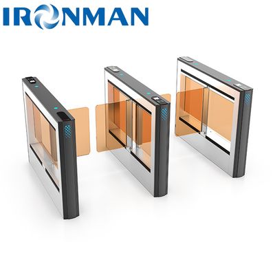 Tornos de control de acceso Puerta de barrera de oscilación con lector RFID para gimnasio