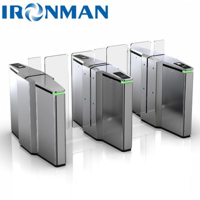 Control de acceso de seguridad de acero inoxidable girasol puerta de barrera corredera automática